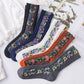 Chaussettes fleuries brodées vintage Happy™