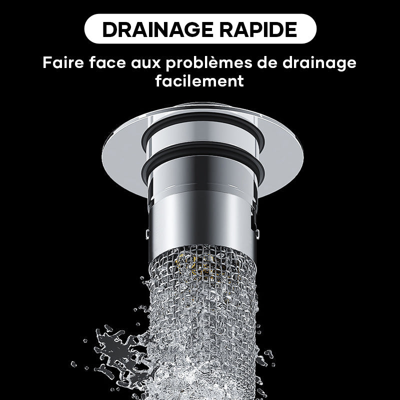 Bouchon de Drain Multifonction en Acier Inoxydable