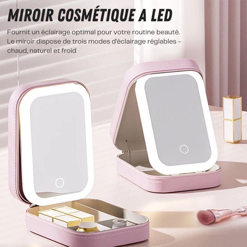 Miroir de maquillage LED