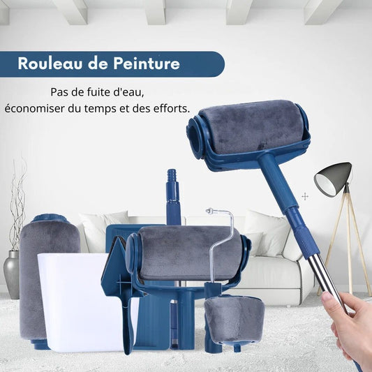 Nouveau Rouleau à Peinture Anti Goutte + Lot de 5 accessoires