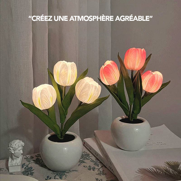 10 Pièces Lumières Décoratives En Forme De Tulipe Pour Une Ambiance Chaude  Et Romantique, Mode en ligne
